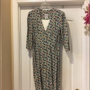 Flowery Dress, knee length